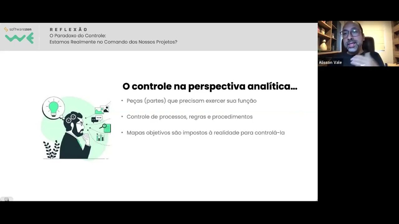Thumbnail do vídeo O Paradoxo do Controle, da série Reflexões.